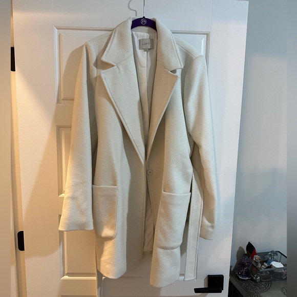 LOFT Tie Waist Coat - Picture 4 of 5